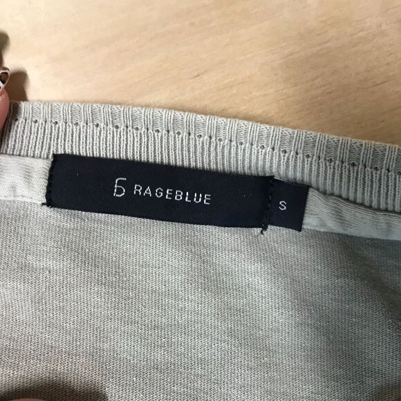 RAGEBLUE- MEN'S SMALL - GRAY SHORT SLEEVE CREW NECK T-SHIRT W/POCKET - Picture 4 of 5